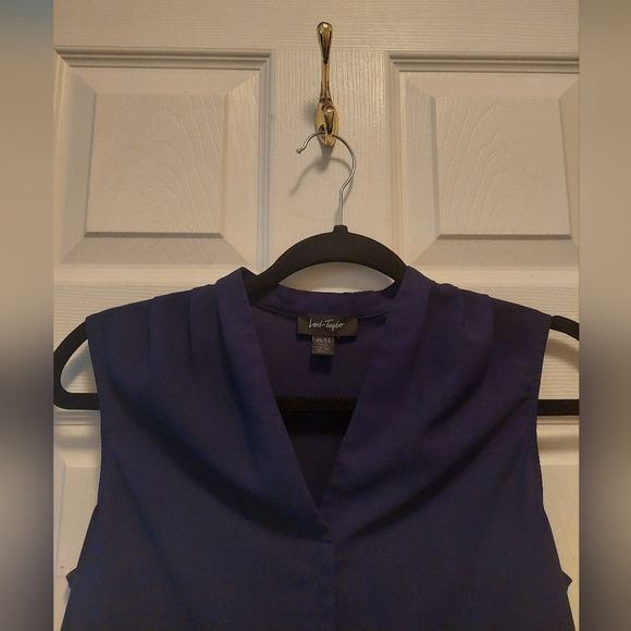 3 for $15! Lord & Taylor sleeveless blouse - Picture 4 of 4